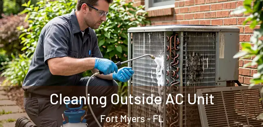 Cleaning Outside AC Unit Fort Myers - FL